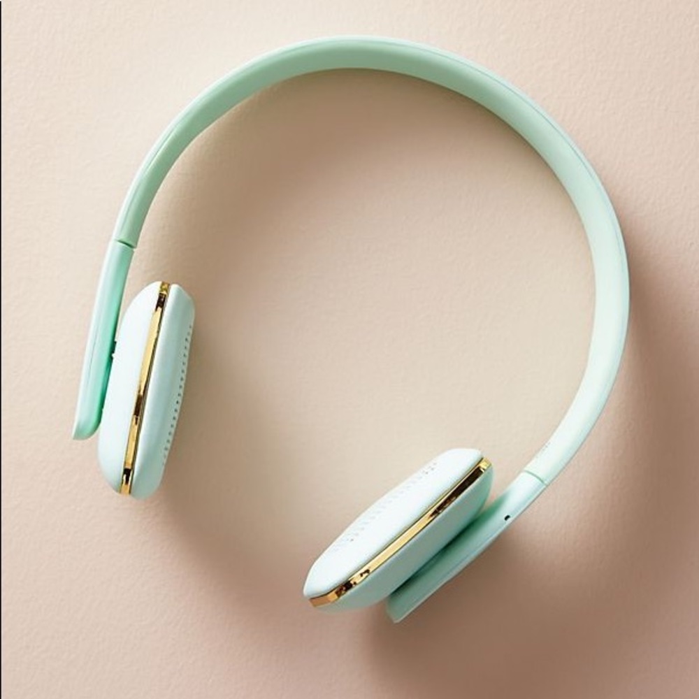 Anthropologie Mint Wireless Headphones